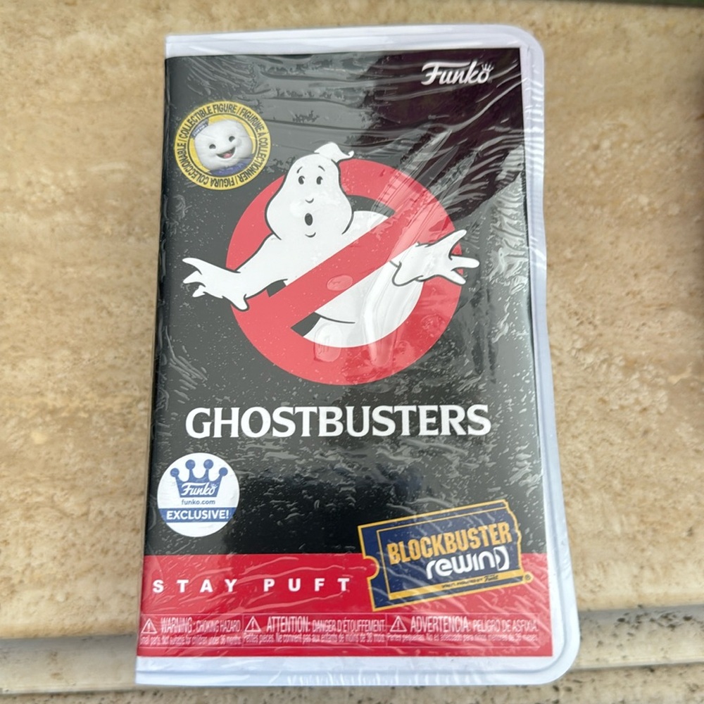 Ghostbusters Stay Puft Funko Exclusive Blockbuster Rewind Collectible NIB